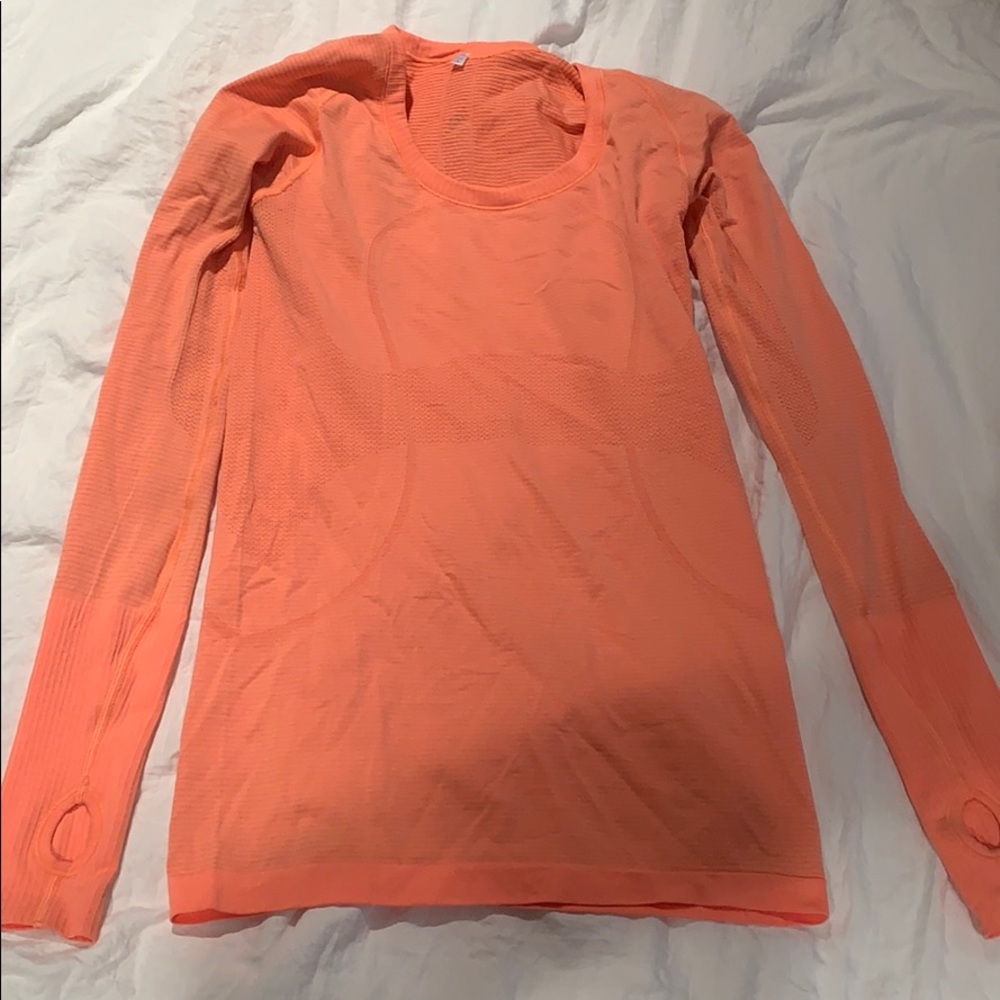 Lululemon orange long sleeve